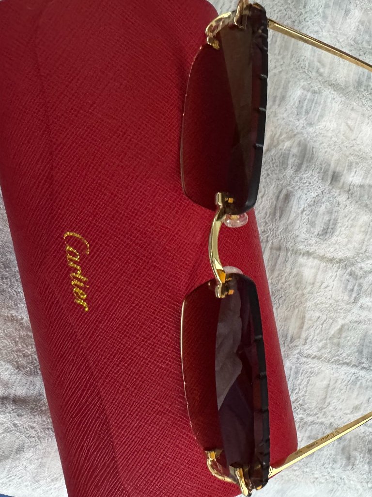 Cartier Brown Clash De Cartier Sunglasses